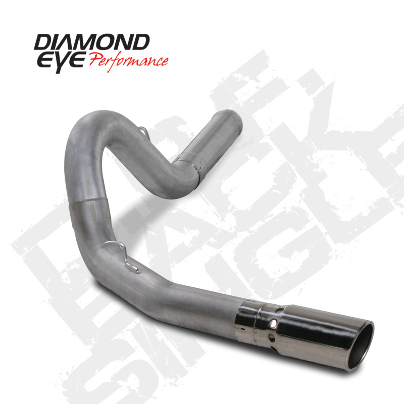 GMC 3500 Performance Exhaust - Diamond Eye Performance - DPF Back Single AL - `11-`12